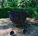 Civil War; camp.cauldron,cast.iron.with.ladles.[ACW.era,unsure.if.U.S.or.C.S.]..jpg