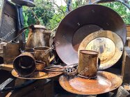 Civil War; cooking,strainer,made.of.brass..jpg