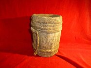 Civil War; Confederate.artillery.gear- grease.bucket,wooden.,,.....jpg