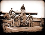 Civil War; Union.artillery.32-pdr.garrison.gun.Model.1829.on.barbette.carriage,here.Ft.Totten..jpg