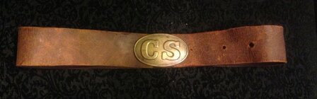 ENDED - Authentic CS Rope Border Plate and Belt | Sutlers & Soldiers ...