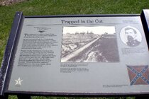 McPherson Ridge -  Railroad Cut Wayside Marker.JPG