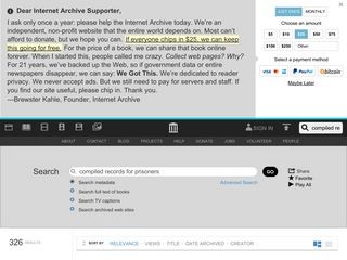 Compiled Records for Prisoners